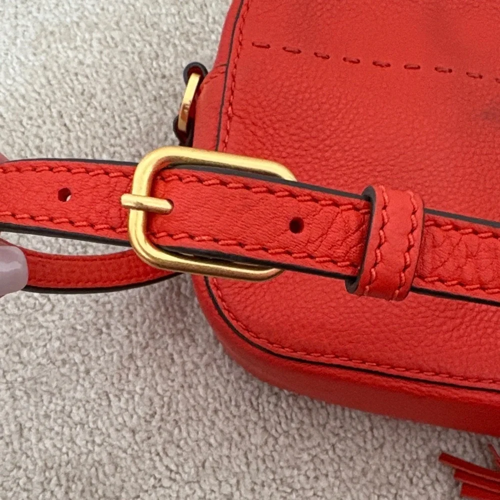 Tory Burch Vibrant Red Crossbody Bag - Picture 11 of 14